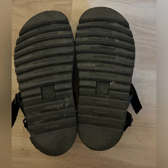 Doc Martens Black & White Platform Sandal - Picture 4 of 8